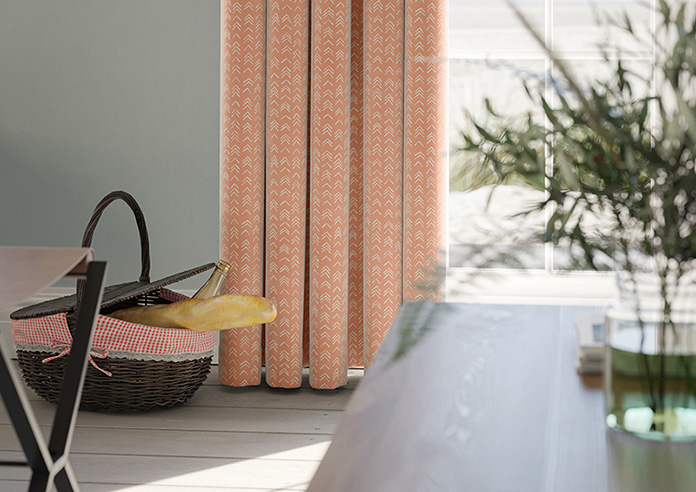 Rolling Hills Velvet, Apricot - Made to Measure Curtains - Image 5